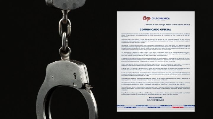 Grupo Pachuca se pronuncia contra orden de aprehensión para Jesús Martínez; esto dice