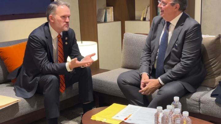 Ebrard y representante comercial de EU dan seguimiento a diálogo Sheinbaum-Trump