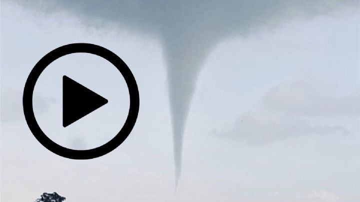 VIDEO: Tornado sorprende en este municipio de Veracruz hoy miércoles 29 de octubre