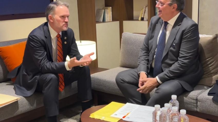 Ebrard y representante comercial de EU dan seguimiento a diálogo Sheinbaum-Trump