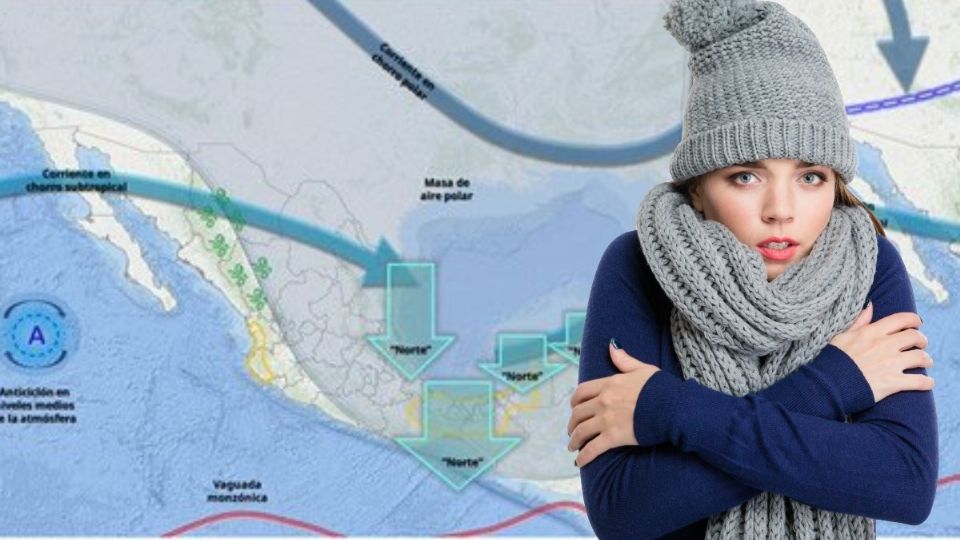 Los efectos del frente frío traen lluvias y descenso de temperaturas