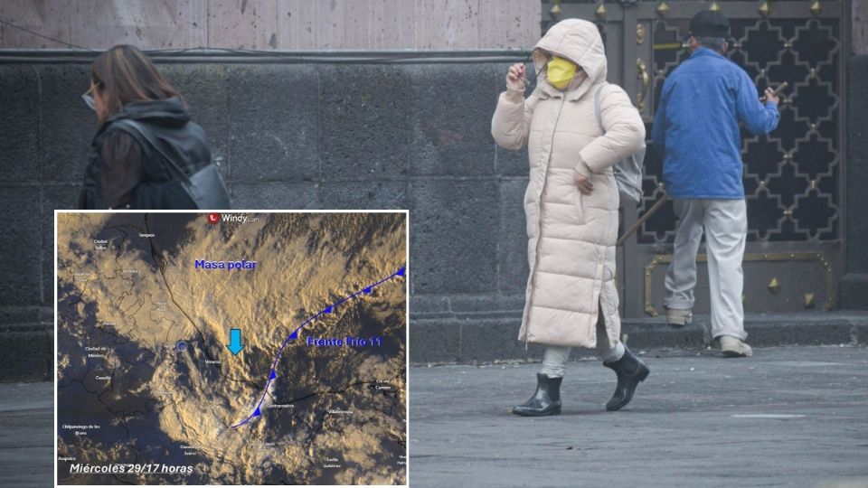 ¿Qué es y efectos de la Masa Polar en Veracruz que viene detrás del Frente Frío 11?