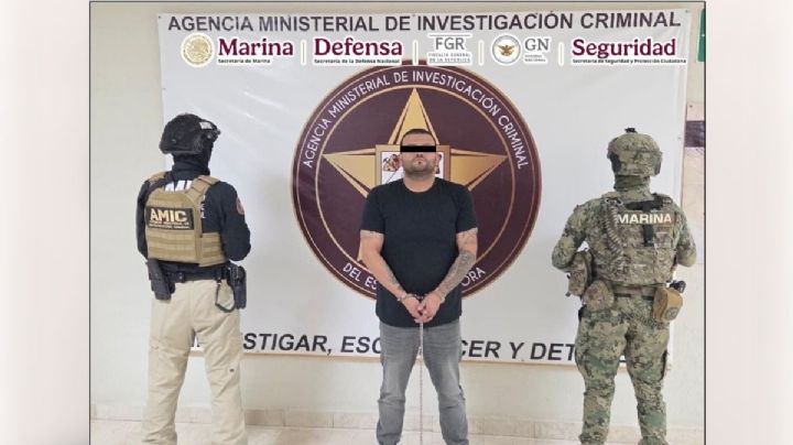 Cae en Sonora Martín Jesús “N”, alias “Tomate”, integrante del grupo delictivo “Los Gigios”