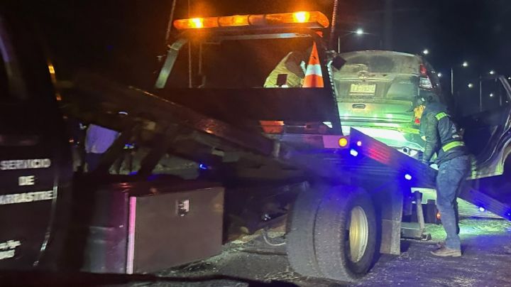 Carambola deja heridos y destrucción en la carretera Pachuca-Sahagún | VIDEO