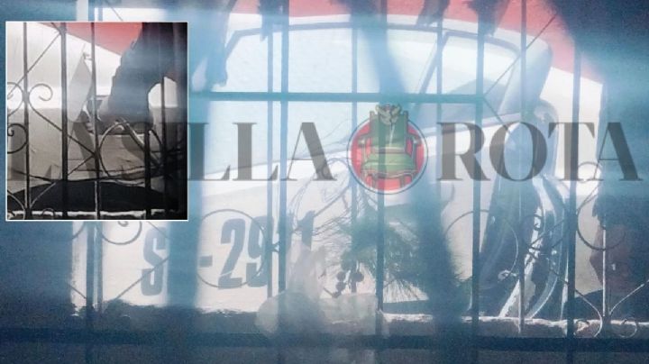 Policías de SSP son captados en presunta "ordeña" de gasolina a patrulla en Xalapa