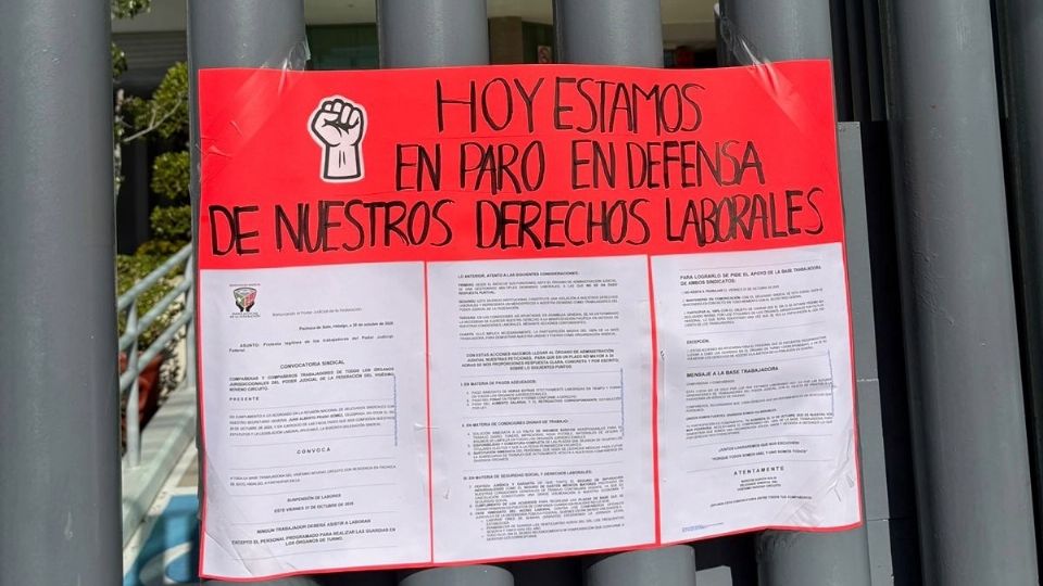 El sindicato adelantó que solicitará a los titulares de los órganos jurisdiccionales declarar inhábil el 31 de octubre