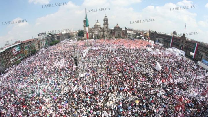 Copan organizaciones y simpatizantes de Sheinbaum Zócalo capitalino