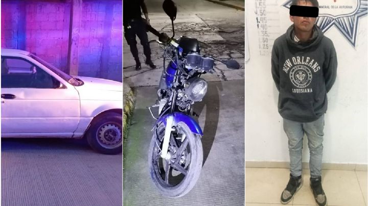 En un domingo detienen a seis probables delincuentes en Pachuca y la Reforma; esto hicieron