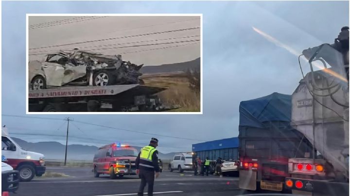México-Pachuca: accidente entre tráiler y vehículo colapsa la autopista en punto de Hidalgo