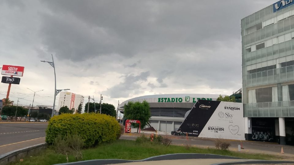 Cielo nublado en la zona sur de León, hoy a las 5 de la tarde.