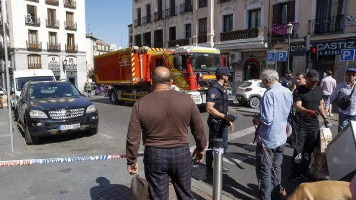 Derrumbe en el centro de Madrid deja al menos 4 muertos