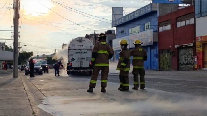Alarma fuga de nitrógeno líquido a vecinos del Fraccionamiento Hidalgo
