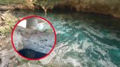 Foto ilustrativa de la nota titulada: Semarnat acepta daños en cenotes por construcción del Tren Maya; ya trabaja en labores de limpieza