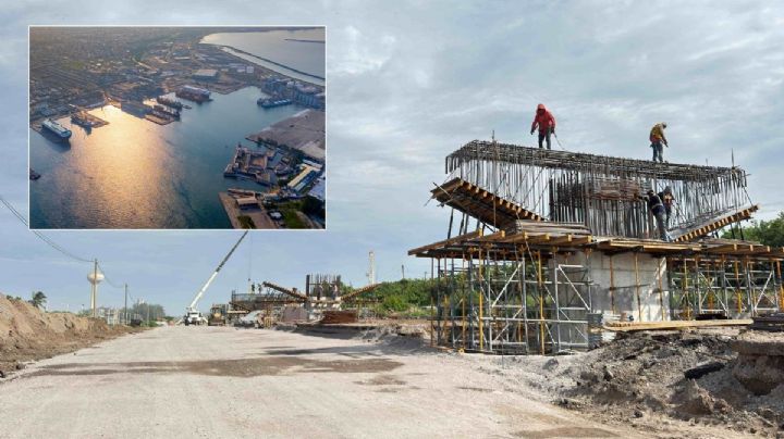 En esta fecha terminarán puente de acceso al puerto de Veracruz, prometido por Sheinbaum