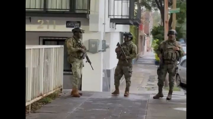 Operativo en la GAM: fuerzas federales revisan edificio en la colonia Guadalupe Insurgentes