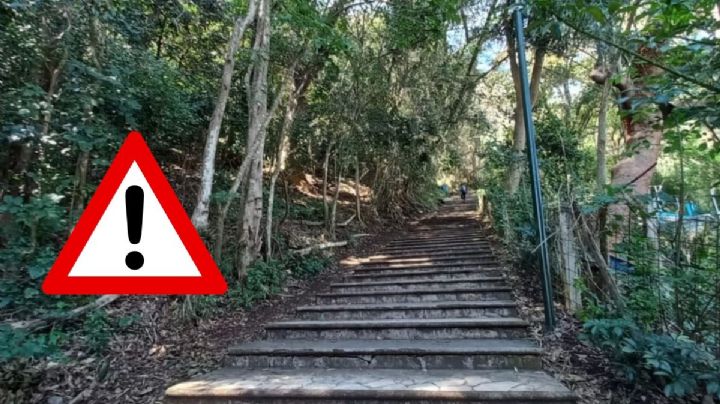 Por acumulación de agua, cierran sendero Cerro del Borrego en Orizaba hasta nuevo aviso
