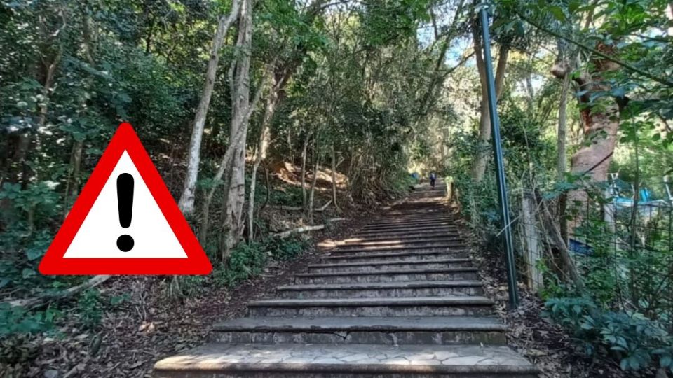 Por acumulación de agua cierran sendero Cerro del Borrego hasta nuevo aviso