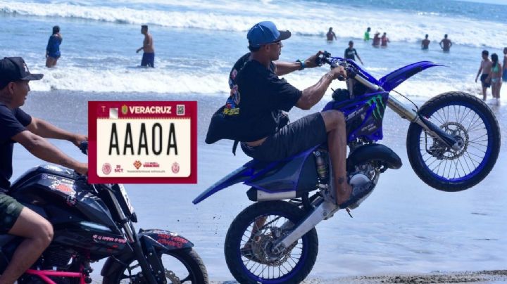 Así podrás hacer el canje de placas de motocicletas en línea en Veracruz a partir del 1 de noviembre