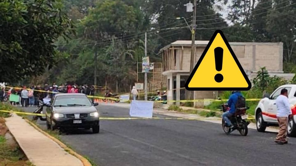 Pobladores bloquean carretera Totutla - Xalapa; esto reclaman