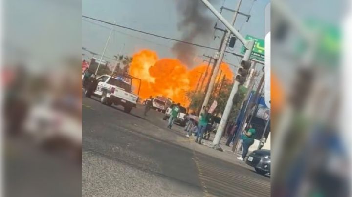 Explota camión repartidor de gas en Mexicali; se reportan daños materiales