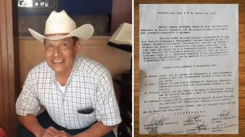 El predio habría sido vendido previamente por su hermano