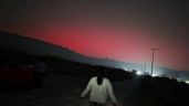 Foto ilustrativa de la nota titulada: Auroras boreales sorprenden a habitantes de García, Nuevo León