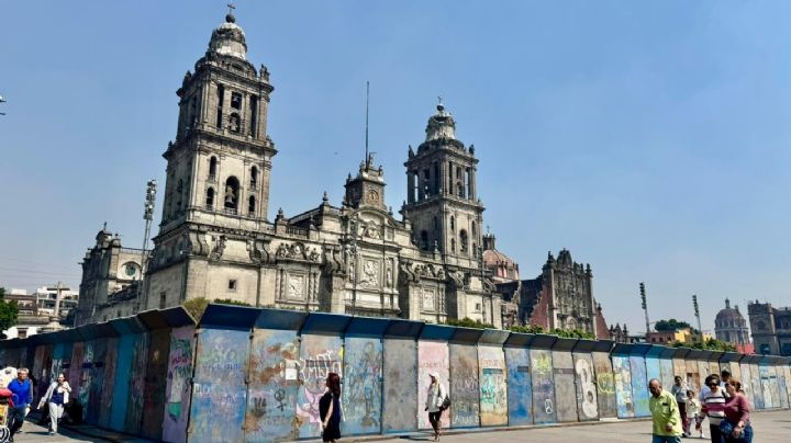 Zócalo, blindado por marchas de CNTE y de jóvenes identificados como Generación Z
