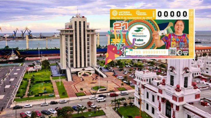 Cae tercer premio de 7 millones de pesos en noviembre, ahora en el puerto de Veracruz