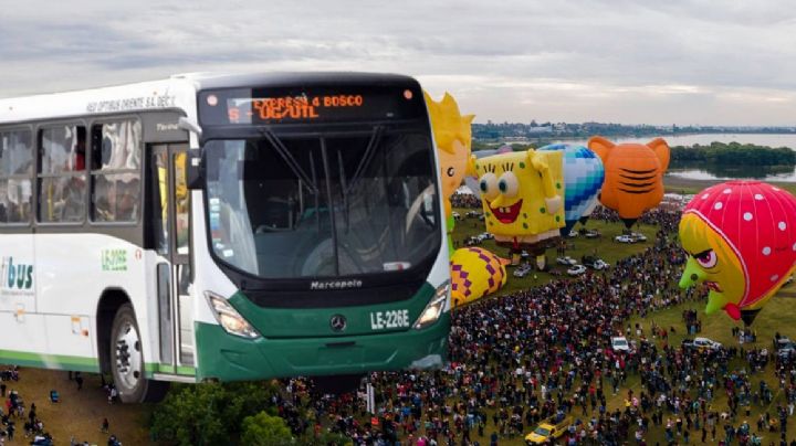 Ya no hay lugares en los camiones gratuitos hacia el Festival del Globo