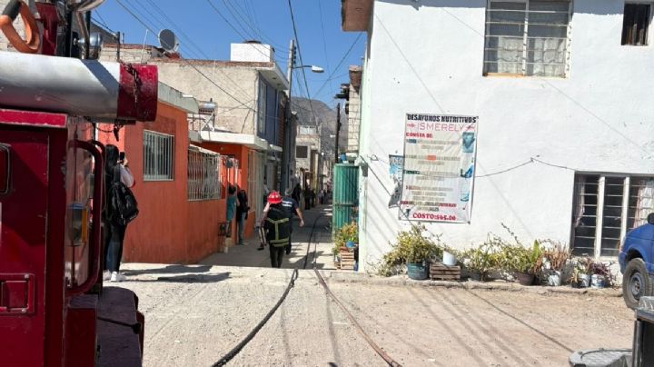 Taller que tenía “diablitos” a la CFE se incendia en Mineral de la Reforma; esto pasó