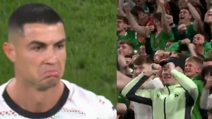 Cristiano Ronaldo es expulsado con Portugal y la afición se burló de él