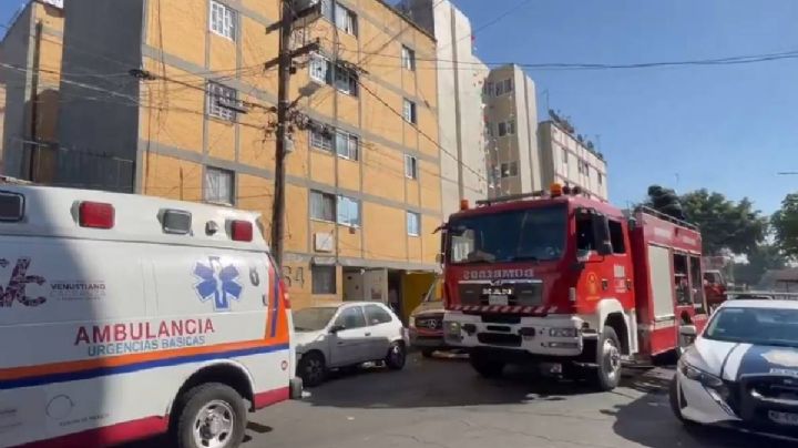 Se incendia departamento en la colonia Morelos en CDMX