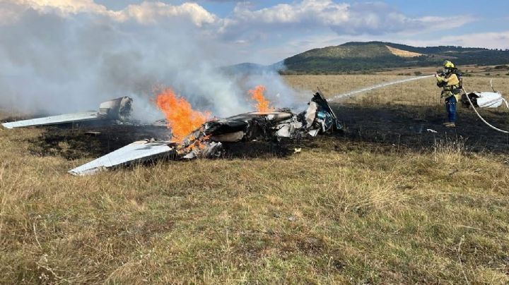 Sobreviven pasajeros y piloto, a caída de avioneta en Purépero, Michoacán
