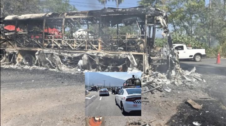 Quema de vehículos: Liberan 2 tramos de carretera Pénjamo-La Piedad tras narcobloqueos