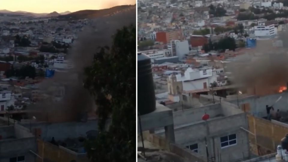 La mañana de este lunes el cuerpo de bomberos sofocó las llamas de una bodega en El Atorón