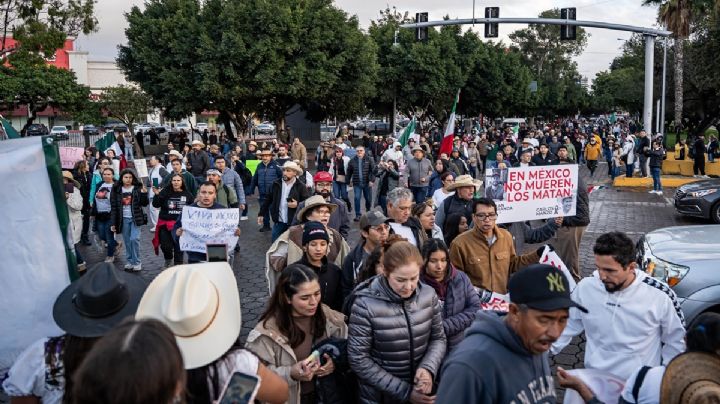 Bloqueo en San Cosme, Eje Central y Periférico, marchas, manifestación y movilizaciones este 18 de noviembre