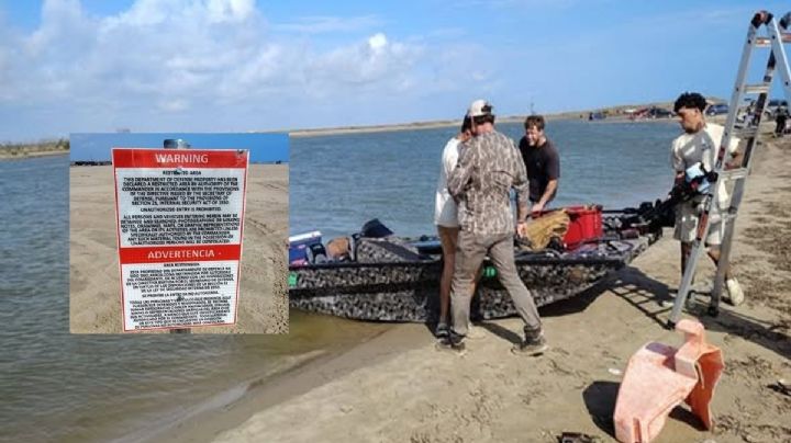 Retiran letreros de advertencia en Playa Bagdad, Tamaulipas; investigan su instalación
