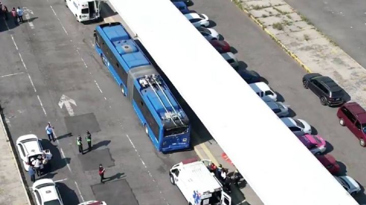 Más de 20 personas heridas deja choque entre dos unidades del Trolebús Elevado