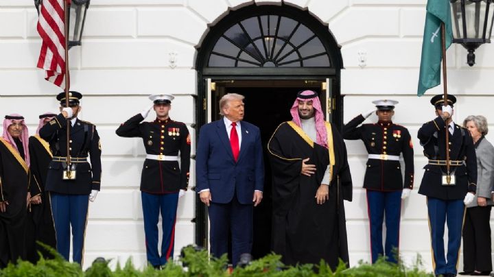 Así recibió Donald Trump al príncipe Mohamed bin Salmán
