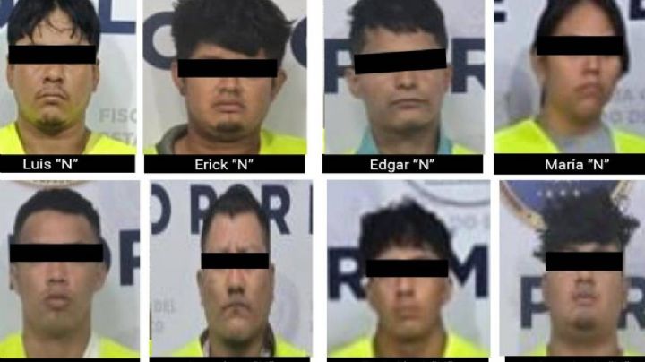 Detienen a 8 sujetos con armas y droga en Tabasco