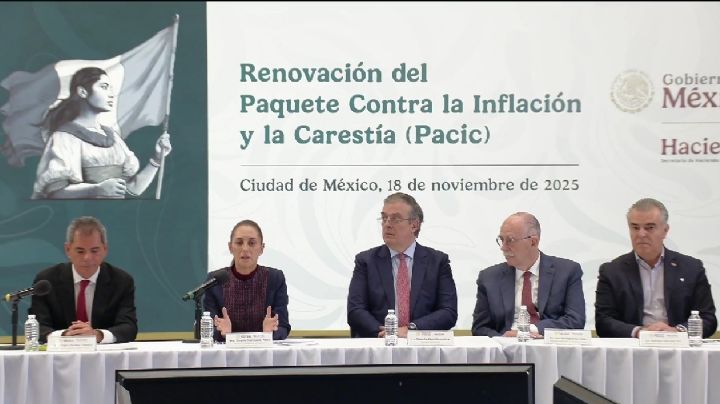Sheinbaum renueva el Pacic: canasta básica se mantiene en 910 pesos