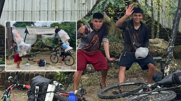 En bicicletas, jóvenes peregrinos viajan de la Basílica de Guadalupe a Yucatán; cruzan por Veracruz
