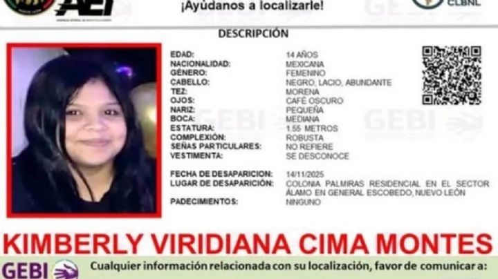 NL: Kimberly, la niña que desapareció tras jugar Roblox en Escobedo