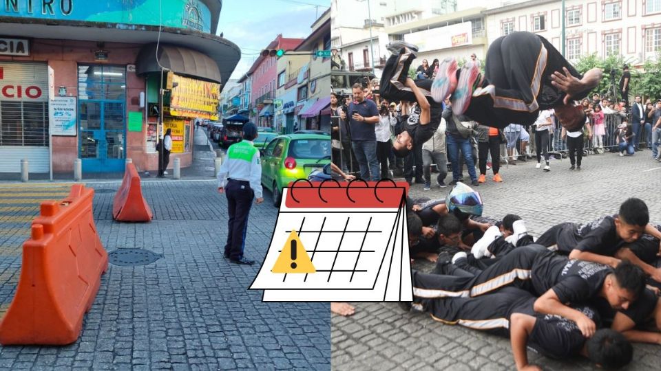 Los 34 cortes viales en Xalapa por el desfile del 20 de noviembre