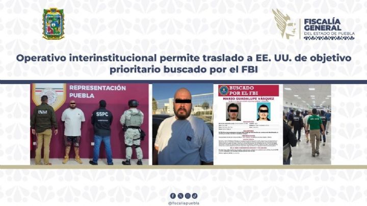 México entrega a EU a hombre detenido en Puebla y buscado por homicidio en California
