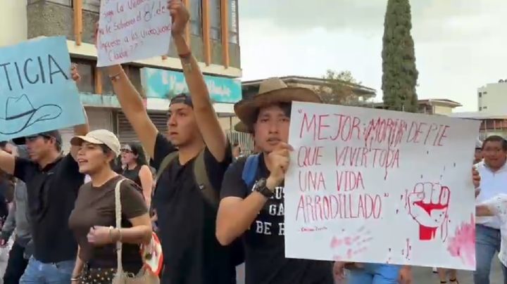 Marcha por la paz; exigen un “México sin miedo” tras el homicidio de Carlos Manzo