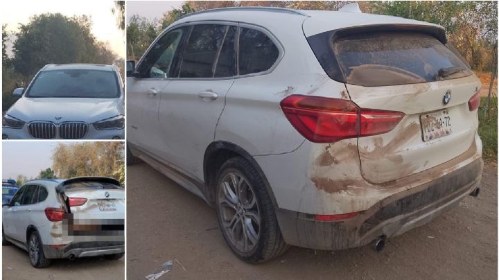 Hallan cuerpo en la cajuela de una camioneta BMW abandonada en Hidalgo