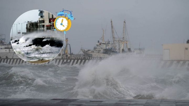 A esta hora ingresaría el Norte en Veracruz el 26 de noviembre por frente frío