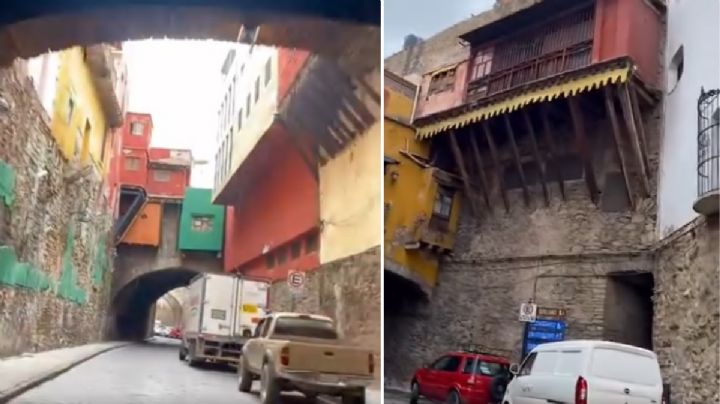 Las casas colgantes de Guanajuato capital