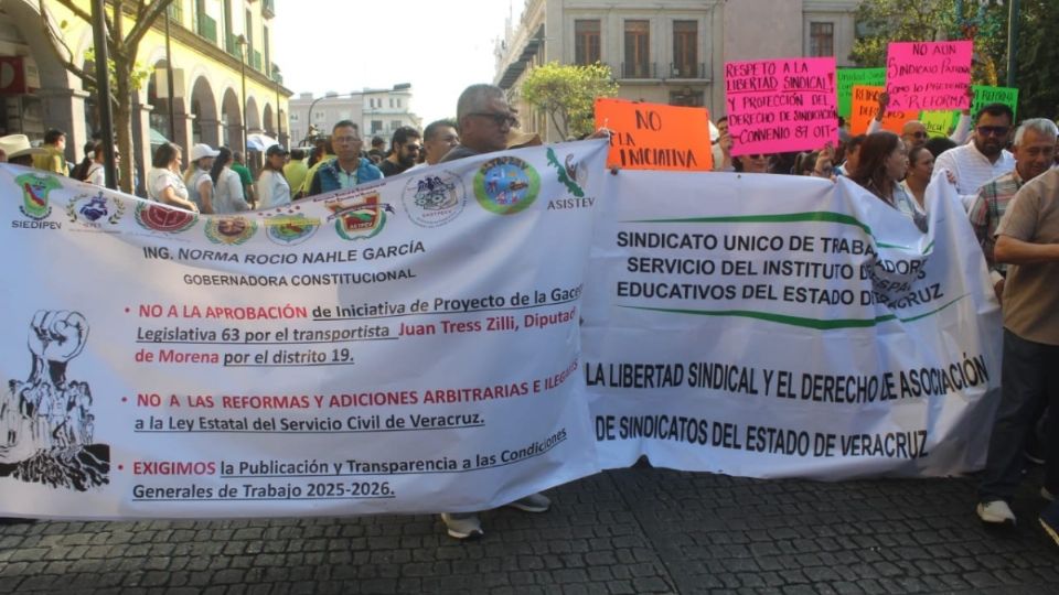 Reforma sindical en Veracruz: 24 sindicatos la rechazan; estos son los cambios que plantea la iniciativa